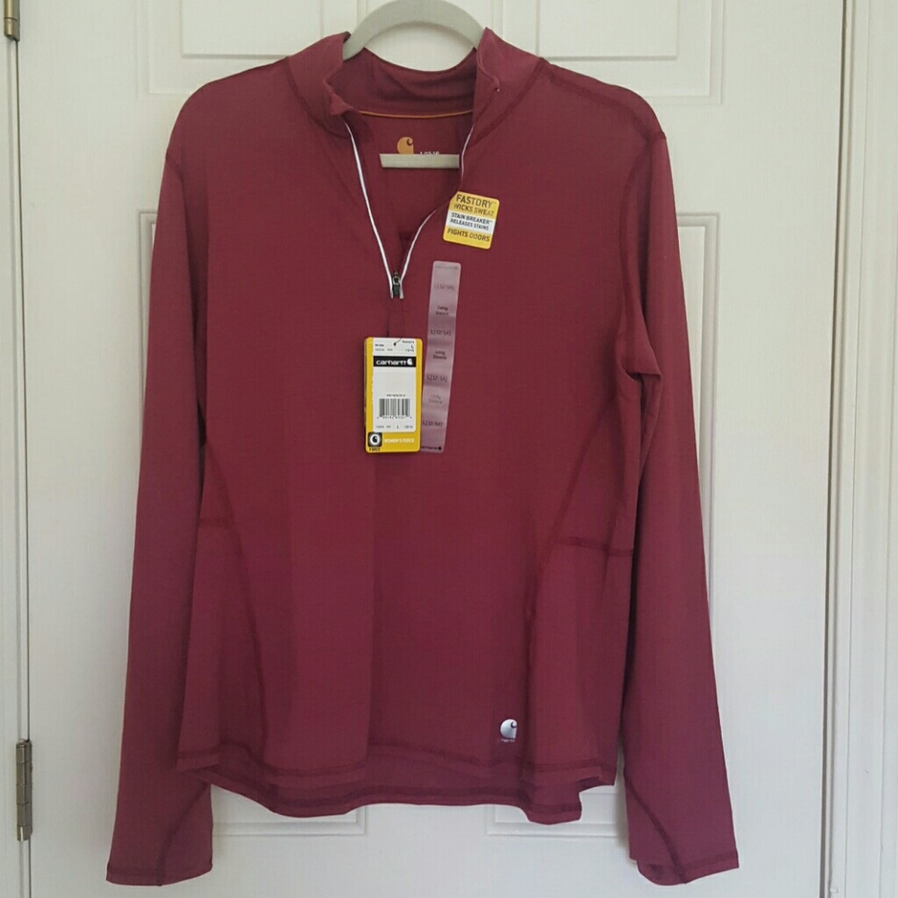 Carhartt Womem's Force Ferndale 1/4 zip shirt